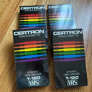 Video Cassette Tapes New in Package